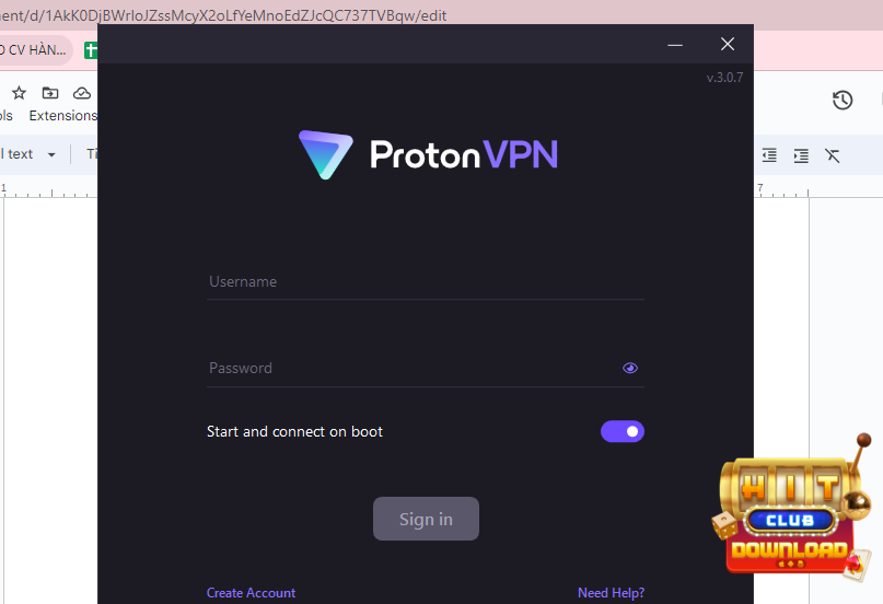 Anh em chuẩn bị tiến hành thiết lập tài khoản người dùng tại Proton VPN