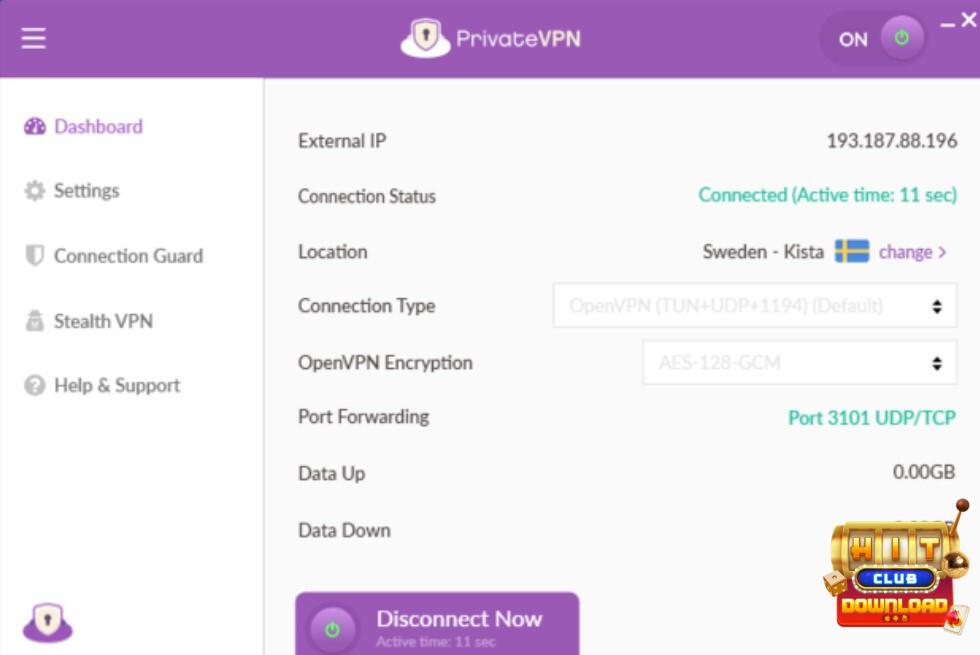 Cài đặt phần mềm PrivateVPN về thiết bị của bạn để sử dụng fake IP