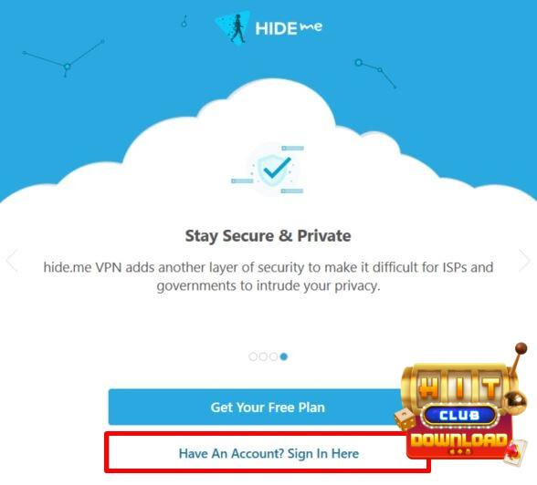 Đăng nhập/Đăng ký Hide.me VPN